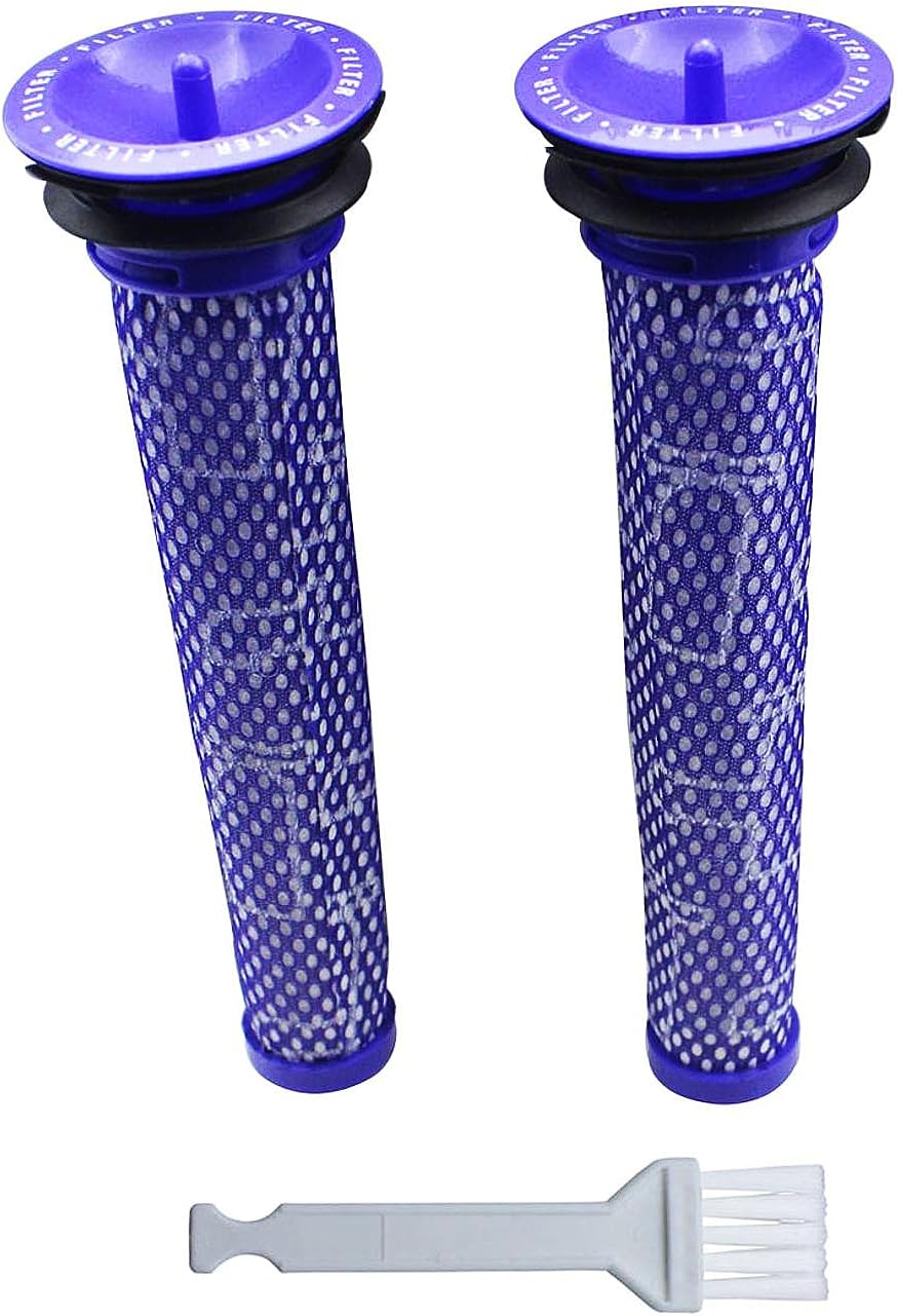 Vacuum V6 filters compatible for Dyson DC58, DC59, V6, V7, V8 pre filters 965661-01 Replacement Parts 2 Pack