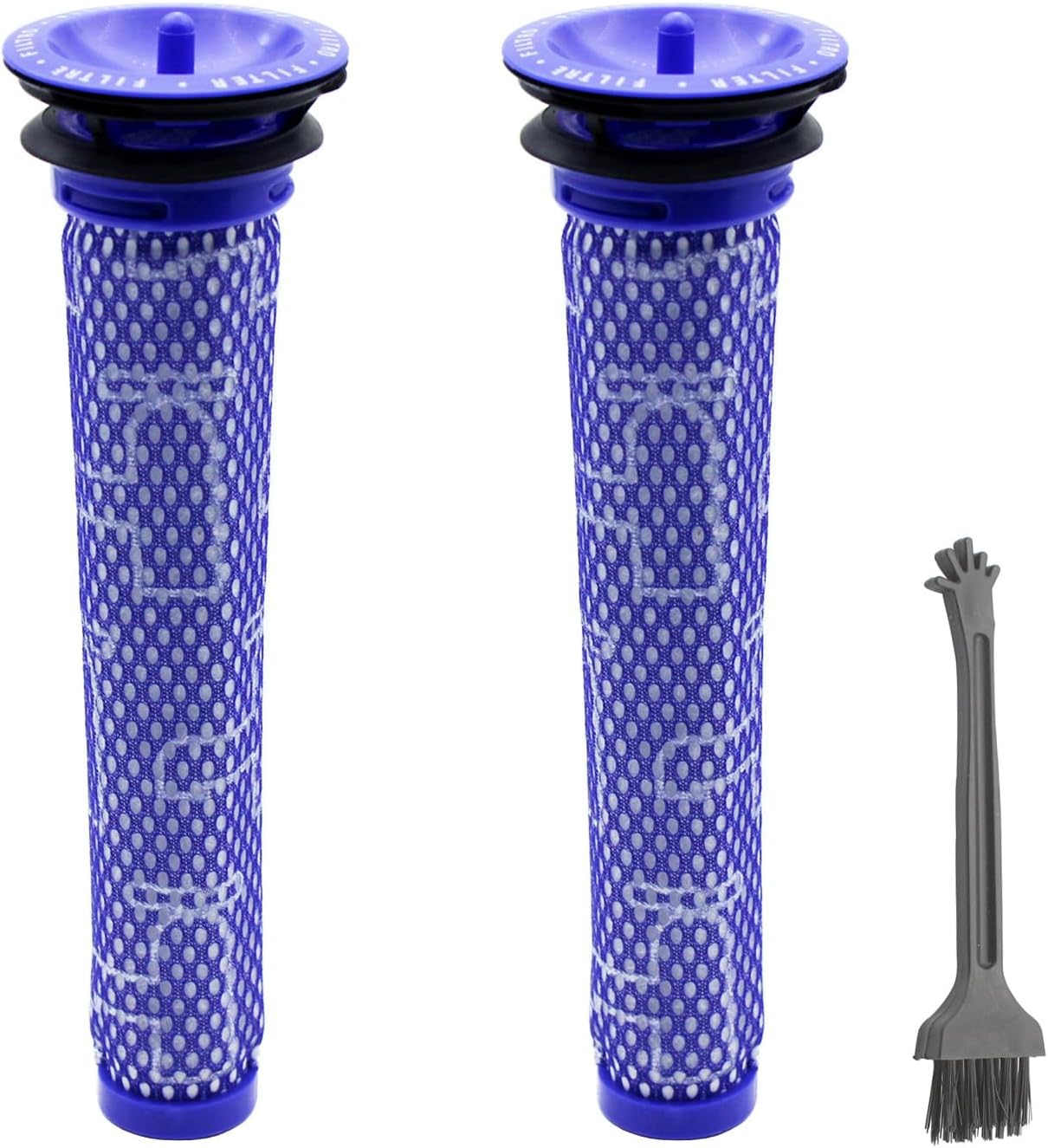 Vacuum V6 filters compatible for Dyson DC58, DC59, V6, V7, V8 pre filters 965661-01 Replacement Parts 2 Pack